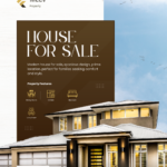 Brown and White Modern House for Sale Instagram Post